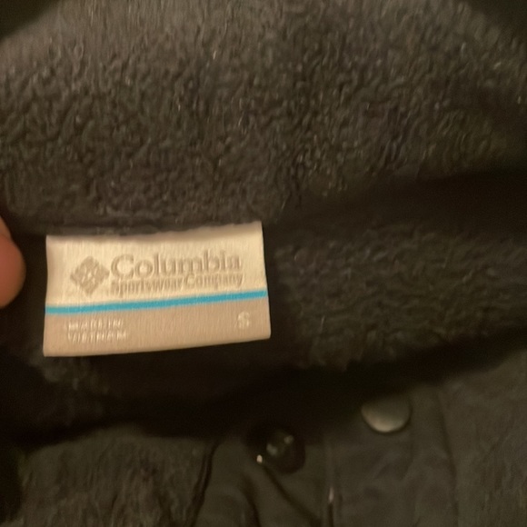 Columbia Sportswear Save Lands Logo Fleece Half Button Pullover Sweater Jacket - Picture 6 of 9